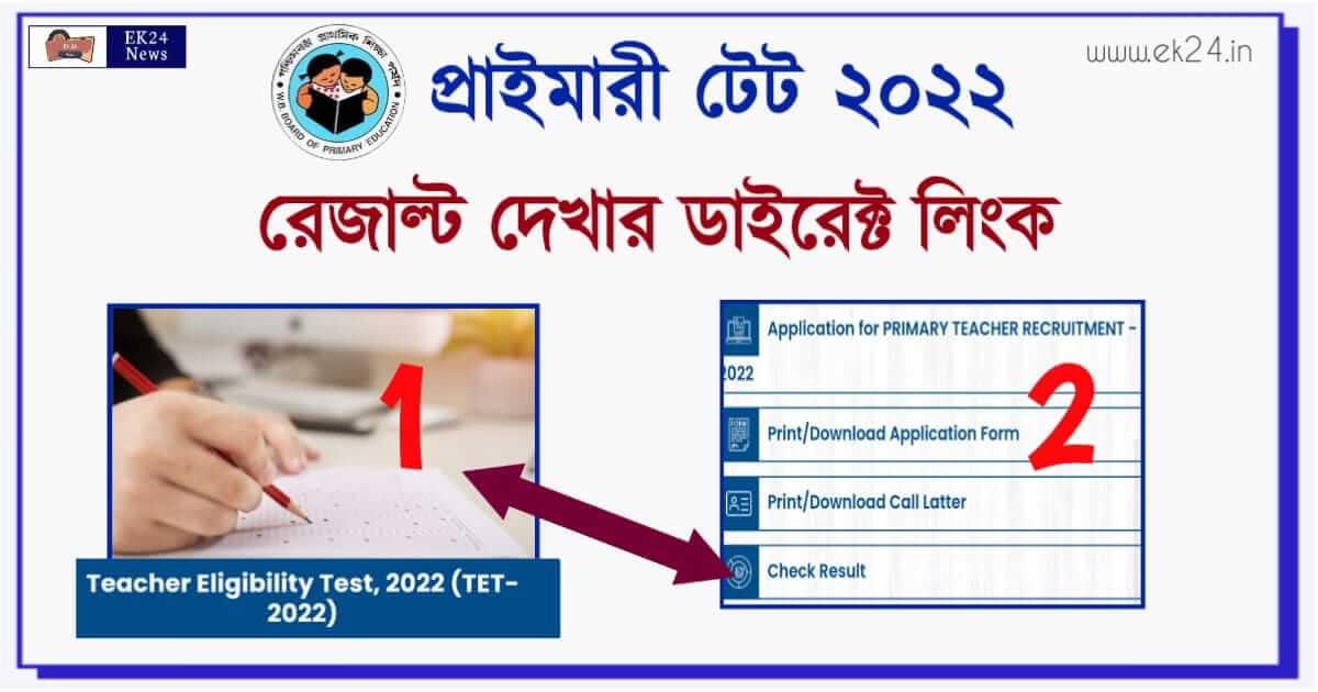 WBBPE Primary TET Result 2022 (প্রাইমারী টেট রেজাল্ট)