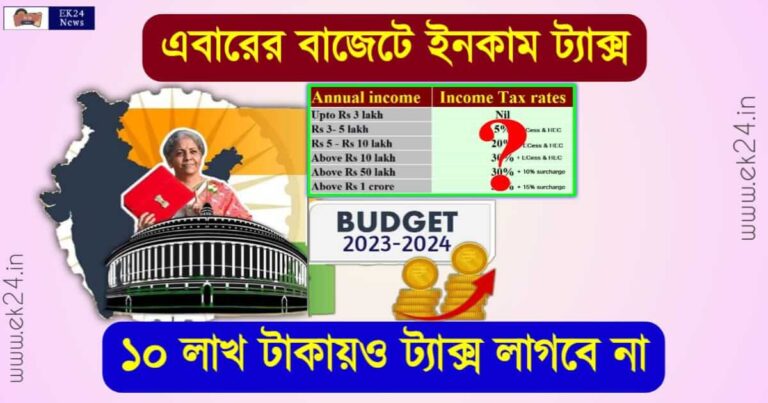 Budget 2023 Income tax slab (বাজেট ইনকাম টাক্স ২০২৩)