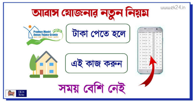 প্রধানমন্ত্রী বাংলা আবাস যোজনা (PM Awas Yojana)