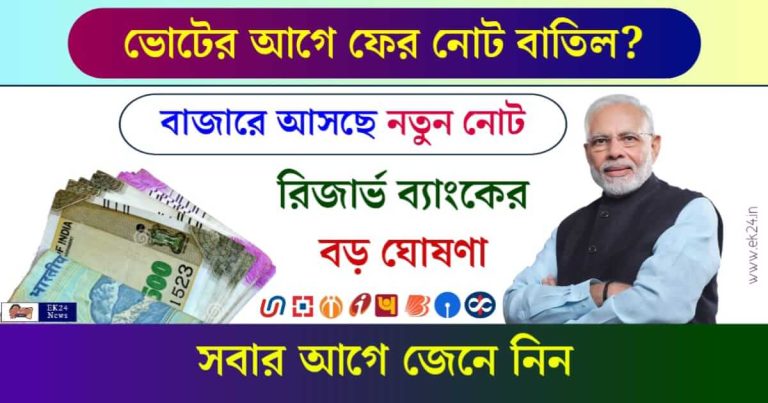 Indian Currency Bank Notes বা ভারতীয় মুদ্রা Bank Notes