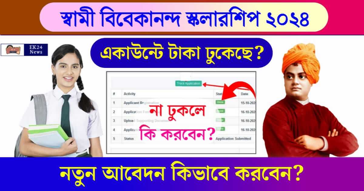 SVMCM Scholarship (স্বামী বিবেকানন্দ স্কলারশিপ)