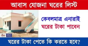 PM Bangla Awas Yojana List 2024 (প্রধানমন্ত্রী বাংলা আবাস যোজনা ঘরের লিস্ট)